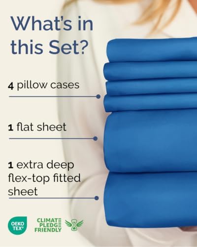 Extra Deep Flex Top Split Head King Sheet Set - Image 2
