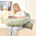 17" Reading Pillow for Bed, U Shaped Arm & Elbow Support by PAJEO