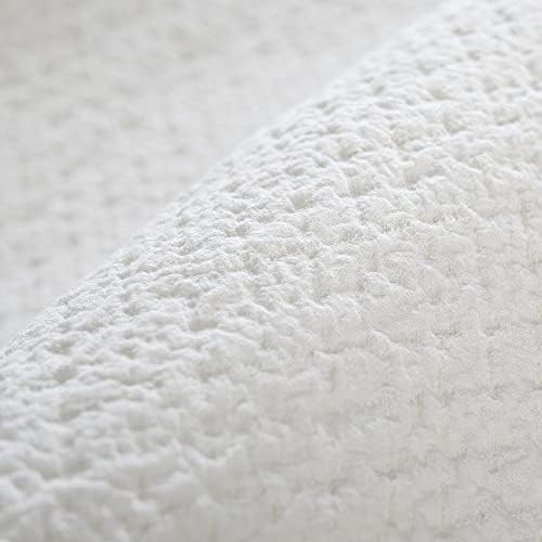 GLORY SEASON Pillow Shams Set of 2 Pure Cotton Champray Ruffled Edge, Thick and - Image 5
