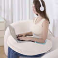 Reading Pillow for Gaming, Lap Desk Pillow Crochet Pillow Ergonomic Arm Support by AHUAWA