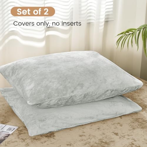 PHF Truly Velvet Pillowcases Standard Size 20"x26", No Insert - Image 3
