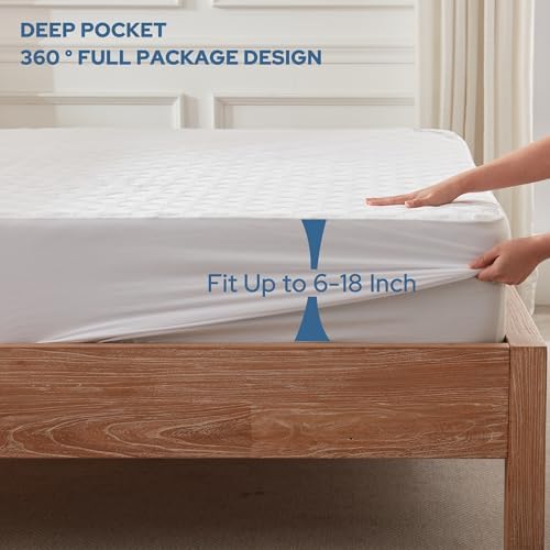 BEDLORE Waterproof RV Queen Size Mattress Protector, Deep Pocket Fit - Image 4