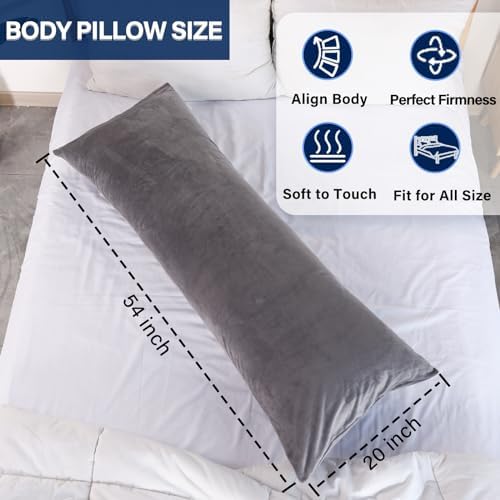 1 MIDDLE ONE Body Pillow, Memory Foam Body Pillows - Image 6