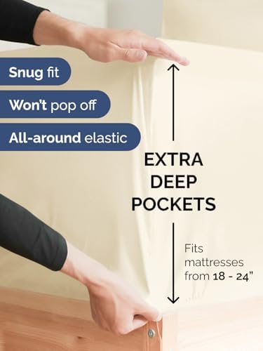 CGK Linens Extra Deep Full Fitted Sheet - Image 2
