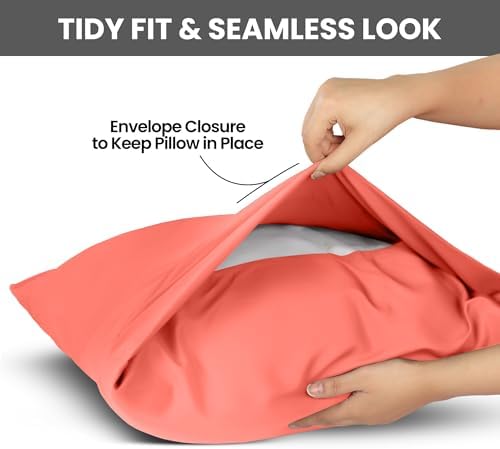 Pillow Cases King Size Set of 2, Ultra Soft Comfy Pillow Covers - Image 3