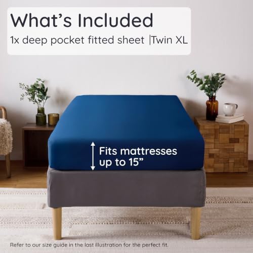 Bambaw 100% Viscose Derived from Bamboo Fitted Sheet Twin XL – Single Fitted - Image 2