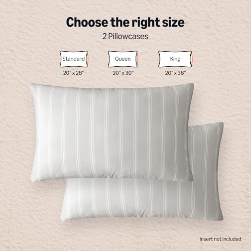 Amazon Basics Stripe Cooling Pillow Cases - Image 5