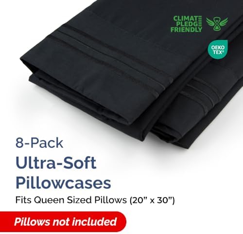 Queen Pillow Cases Set of 8 - Image 2