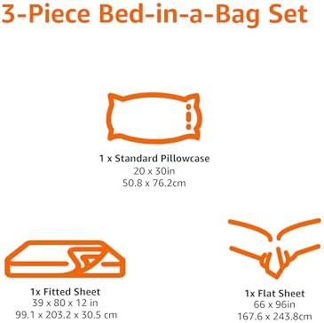 Amazon Basics Lightweight Super Soft Easy Care Wrinkle-Free Microfiber 3-Piece - Image 6