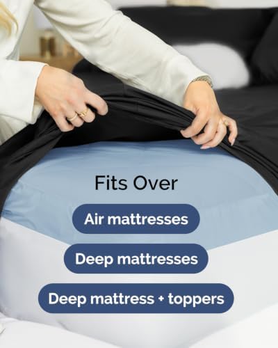 CGK Linens 2 Pack Extra Deep Queen Fitted Sheets - Image 7