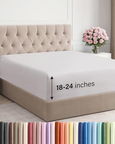 CGK Linens Extra Deep Queen Fitted Sheet by CGKUnlimited