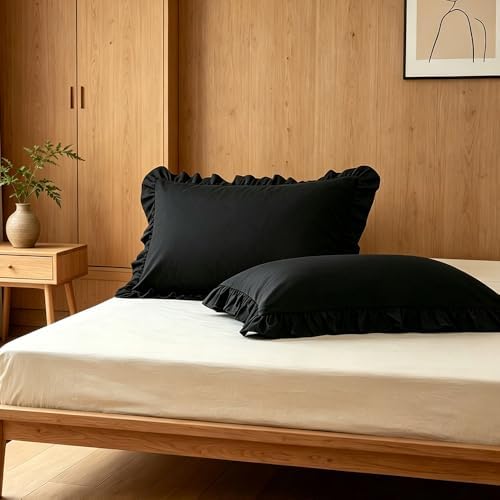 Ruffle Pillow Case King Size Set of 2 - Image 4