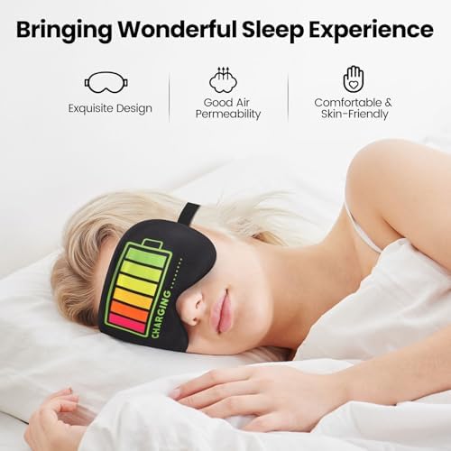 2 Pcs Sleep Eye Mask, Guys Blackout Sleeping Mask - Image 4