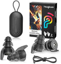 Hearprotek Silicone Concert Ear Plugs, 2 Pairs Reusable High Fidelity Earplugs by Hearprotek