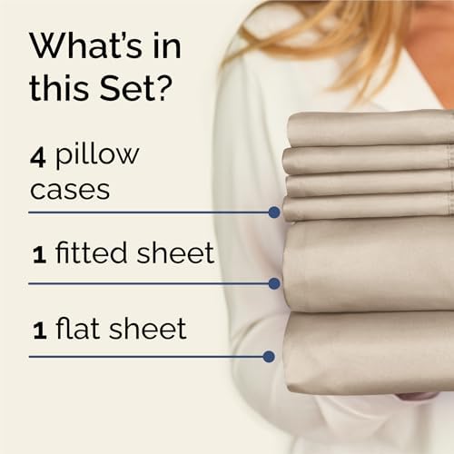 King 6 Piece Bed Sheet Set - Image 2