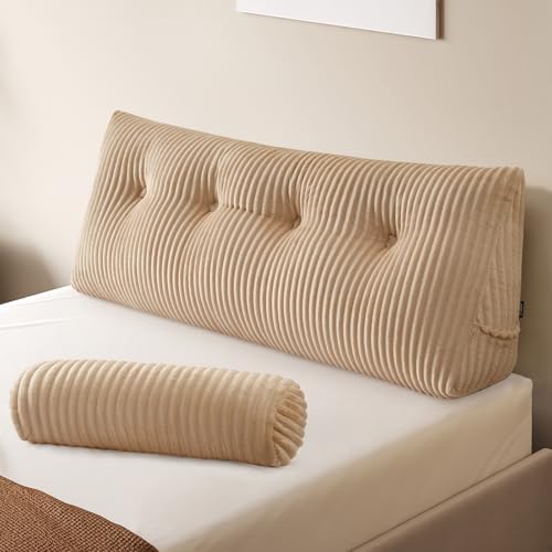 Z-hom Headboard Pillow, Wedge Backrest Cushion, Full Size, ONE Roll Pillow by Z-HOM