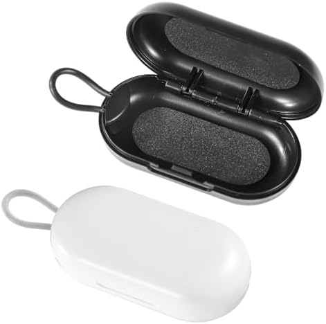 2 Pcs Earplug Cases, Ear Plug Holder Cases Only Portable Earplug Case Mini by XIHIRCD