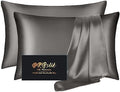 Silk Pillowcase 2 Pack, Natural Mulberry Silk Pillow Case, Anti Acne Silk by HOME