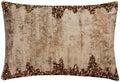The HomeCentric Decorative Gold Pack of 2, Linen Foil, Beaded & Sequins by TheHomeCentric