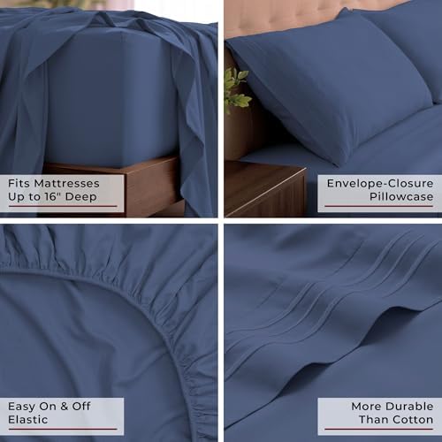 Mellanni Iconic 4-Piece, Ultra Soft Sheet Set - Image 5
