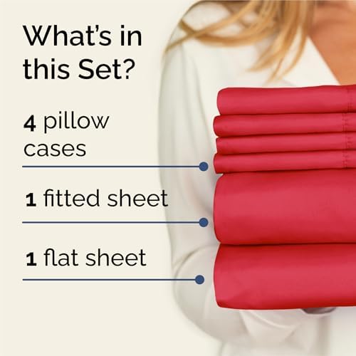 King 6 Piece Bed Sheet Set - Image 2