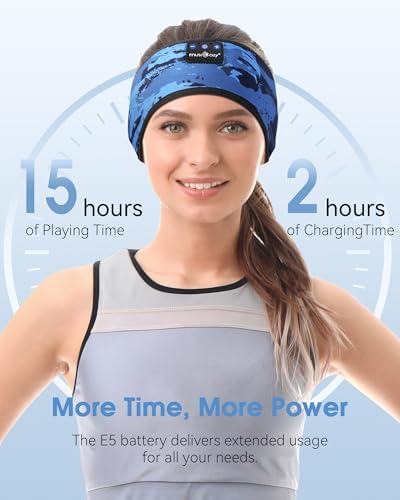 MUSICOZY Sleep Headphones Bluetooth Headband Headphones - Image 5
