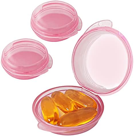 UHOUSE Small Pill Box, Daily Mini Pill Organizer Portable by UHOUSE