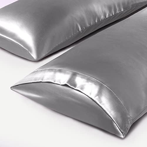 TREELY 1 Pack Satin Pillow Covers 20x48 Inches - Image 2
