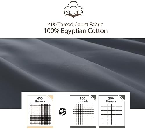 100% Egyptian Cotton Standard Size Pillow Protectors - Image 2