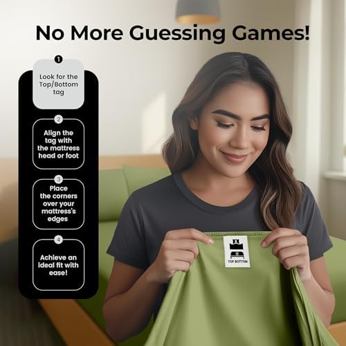 Queen Fitted Sheet, Ultra Soft Fits Up to 15 Inch Deep Pocket - Image 5