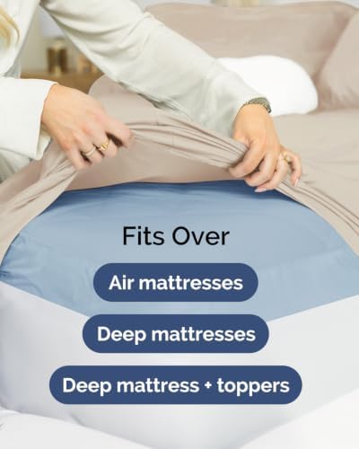 CGK Linens 2 Pack Extra Deep Queen Fitted Sheets - Image 7