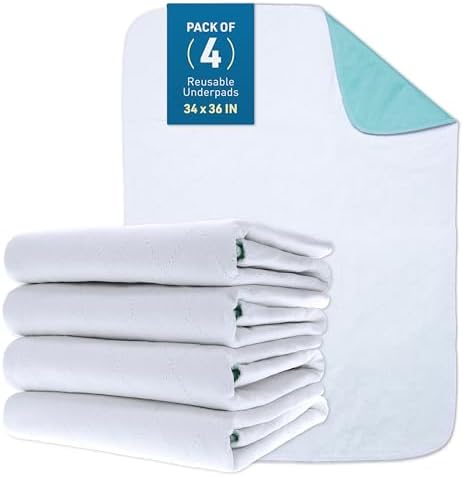 BodyMed Extra Heavy Absorbency Washable & Reusable Underpad, 34 x 36-inch by BodyMed