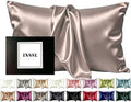 INSSL Mulberry Silk Pillowcase f Hair and Skin Health, Natural Silk Pillow Cover by Home
