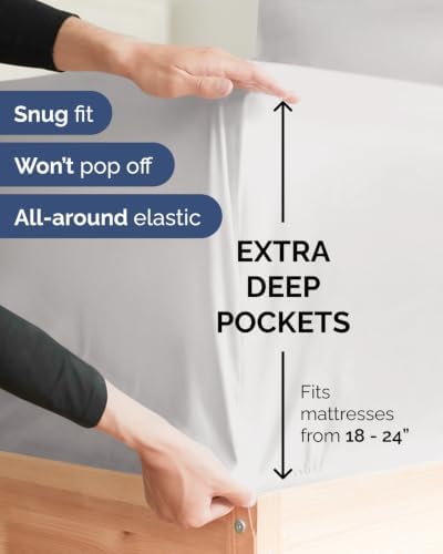 Extra Deep Flex Top Split Head King Sheet Set - Image 4