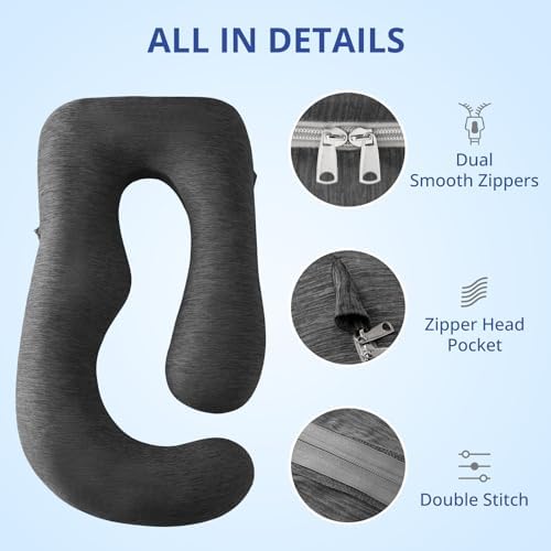 Sasttie Cooling Pregnancy Pillow Cover - Image 4
