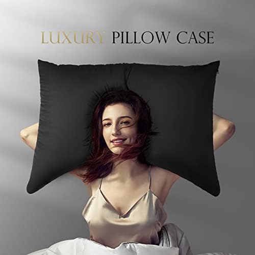 Cooling Side Sleeper Curved Pillowcase Queen 1 Pack 20 * 30 Black - Image 6