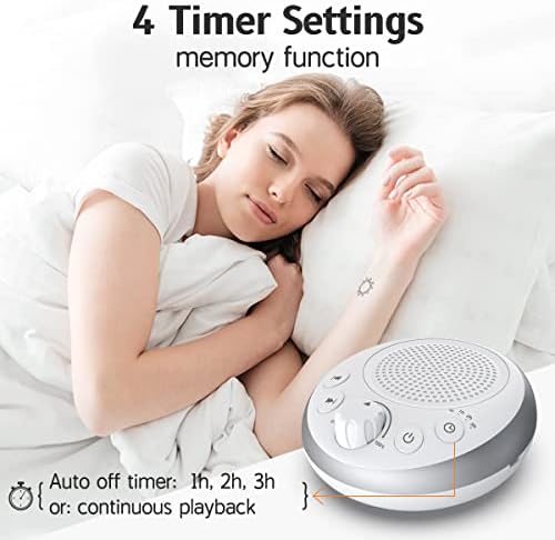 Loud Pink Noise Sound Machine Sleep Machine Nostop 30 Soothing Sounds - Image 4