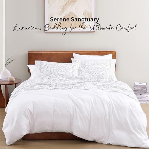 LANE LINEN Twin Sheets 100% Organic Cotton Soft 3pc Percale - Image 7
