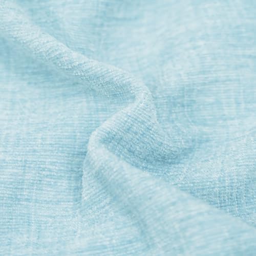 CaliTime Decorative Throw Pillow Covers 20 X 20 Inches Light Blue Grey - Image 2