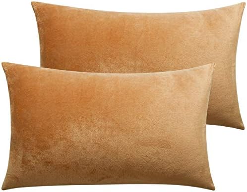 NTBAY Queen Velvet Pillowcases by NTBAY