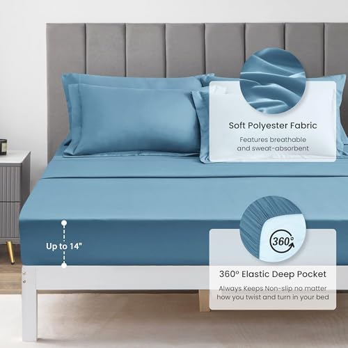 Love's cabin Oversized Queen Comforter Set, 7 Pieces Bed in a Bag, All Season - Image 4