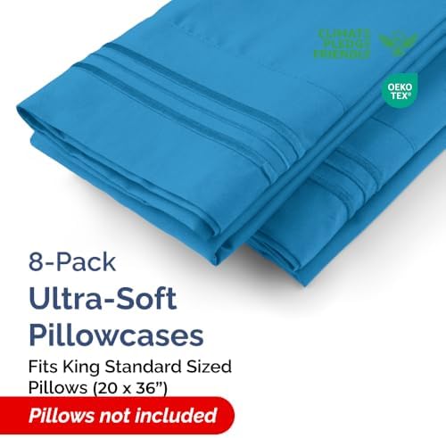 King Standard Pillow Cases Set of 8 - Image 2