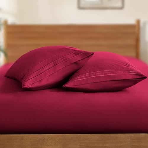 Horbaunal Microfiber Pillowcases Queen Size, 2 Pack - Image 4