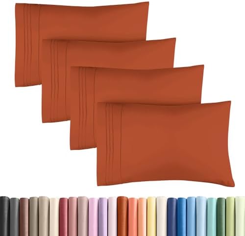 King Standard Pillow Cases Set of 4 by CGKUnlimited