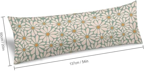 Abstract Daisy Flower Body Pillow Cover Pillowcase - Image 2