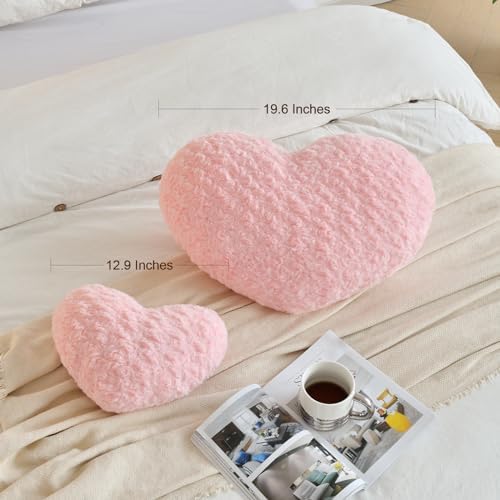Heart Pillow, Soft Heart Shaped Pillow - Image 4