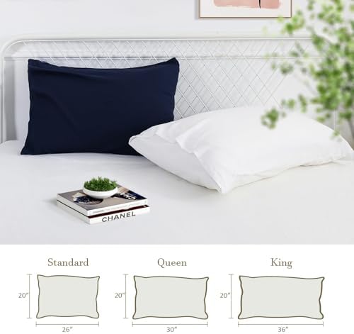 Avolare 2 Pack Cooling Pillow Cases Queen Size, Breathable - Image 6