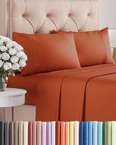 Twin 4 Piece Bed Sheet Set by CGKUnlimited