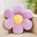 Kcvvcr Purple Flower Pillow, 19.6" Cute Flower Shaped Floor Pillow, Aesthetic by Kcvvcr
