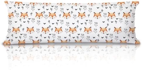 Baby Fox 20x54 Body Pillow Cover, Fox Gifts by Unknown